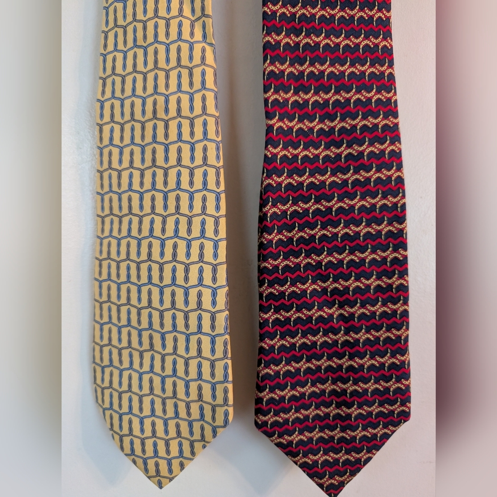 Hermès Mens ties (2) Multi Color